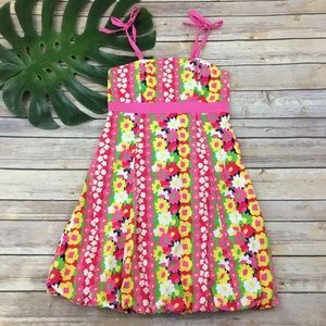 Lilly Pulitzer Girls Pink & Yellow Floral Sundress